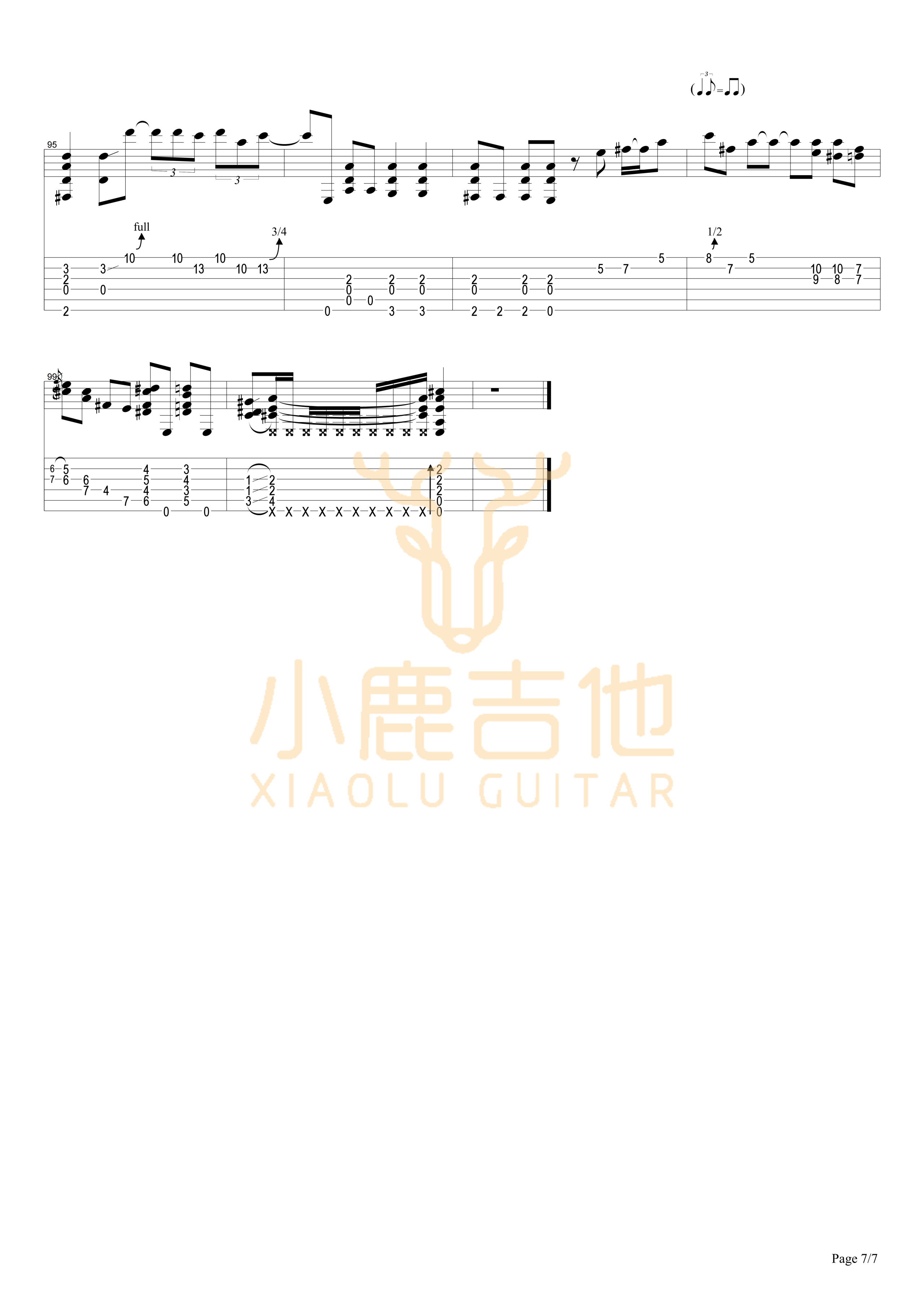 One Mint Julep-Tommy Emmanuel指弹吉他谱(小鹿吉他) One Mint Julep-Tommy Emmanuel指弹吉他谱(小鹿吉他)