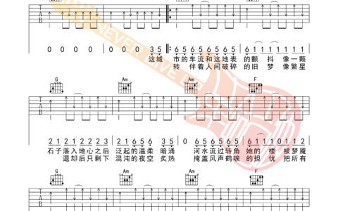 极恶都市吉他谱C调_革命吉他版本_夏日入侵企画